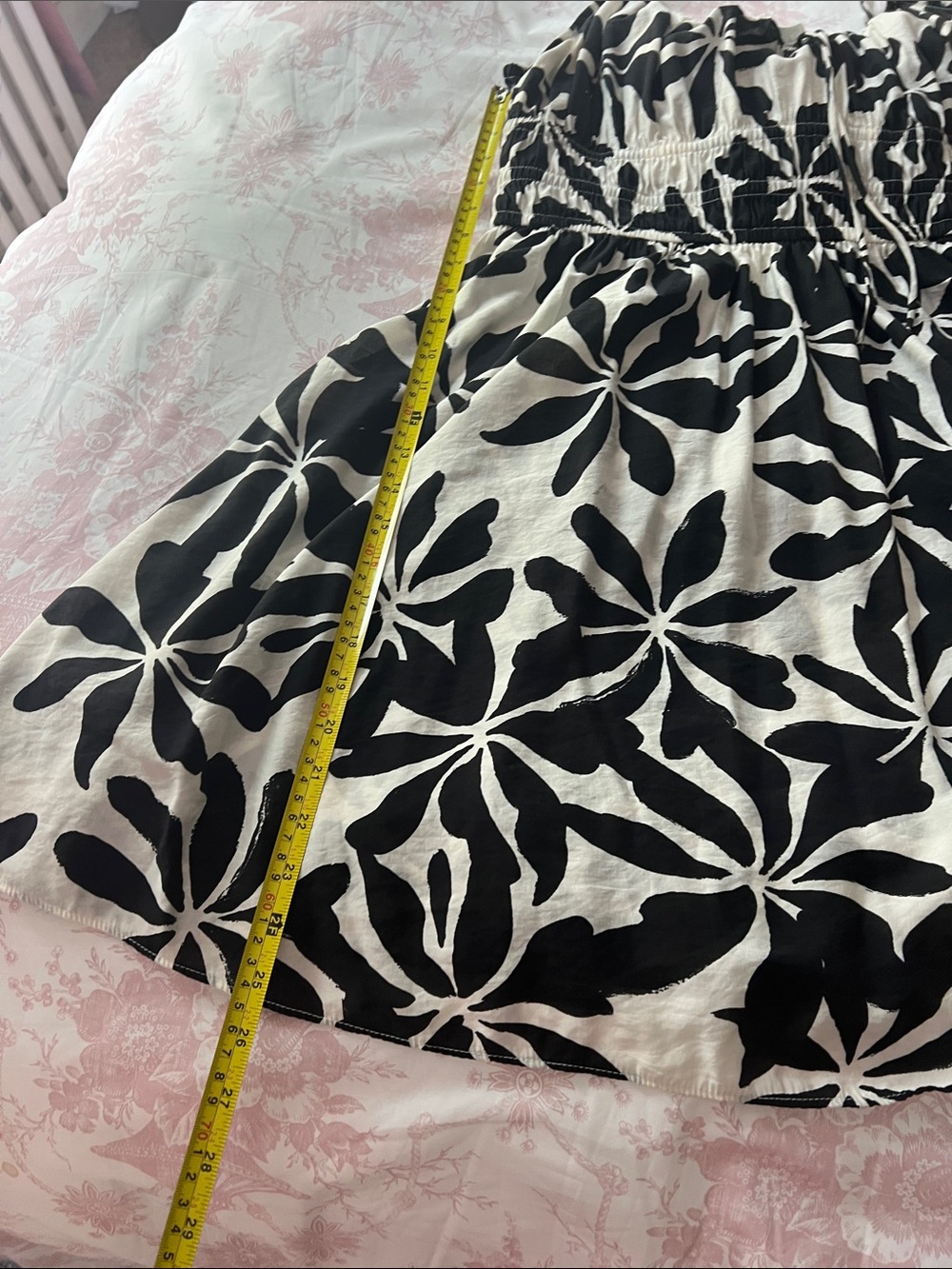 H& M XL Black & White Floral Sundress - Picture 3 of 4